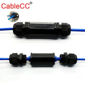 CableCC Kilitleme Su Geçirmez CAT6 RJ45 Dişi Lan Ethernet Ağ Uzatma Adaptörü Çoğaltıcı