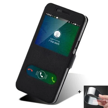 Samsung galaxy A5 2016 telefon kılıfı kabuk açık pencere deri samsung kılıfı A5 artı A5100 A5108 A510F flip case arka kapak