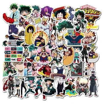 50 adet / grup My Hero Academia Çıkartmalar Klasik Japonya Anime Sticker Modern Popüler Dizüstü Bagaj Buzdolabı Araba Kaykay Telefon Çıkartması