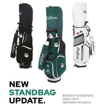 Kore Malbon Yeni Golf Raf Çantası Naylon Su Geçirmez Ultra hafif Taşınabilir Standart Stand Caddy Sepeti Silah Çantaları