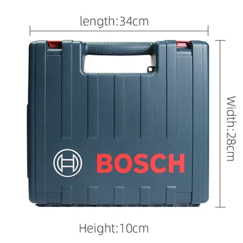 Bosch Araç Kutusu (modifiye) Şarj Edilebilir Matkap Elektrikli Matkap Darbeli Matkap Ev Evrensel Bavul Boyutu: 34CM×28CM×10CM