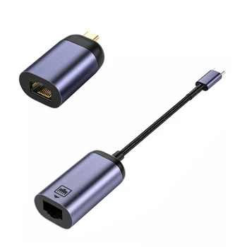 100Mbps sürücüsüz USB Tip - C RJ45 Ethernet Ağ Kartı Konnektör Adaptörü USB Ethernet Ağ Dizüstü Bilgisayar için