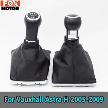 5 / 6 Hız manuel vites topuzu deri bot kılıfı Opel Vauxhall Astra H İçin 2005 2006 2007 2008 2009