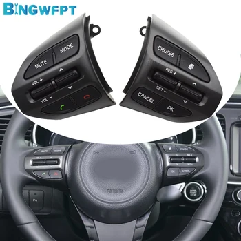 Yeni Araba-styling Düğme Anahtarı Cruise Ses Kontrol Düğmeleri Kia K5 Optima 2014-2015 Araba direksiyon Düğmeler