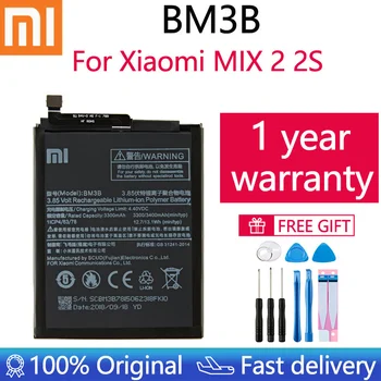 Orijinal Xiao mi orijinal Yedek Pil BM3B Xiao mi mi X 2 2S mi X2 S 3300mAh Yüksek Kapasiteli Telefon Piller Ücretsiz Araçlar