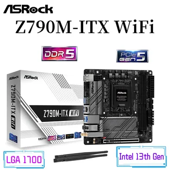 ASROCK Z790M-ITX WıFı 6E Anakart Z790 DDR5 6800+(OC) PCIe 5.0 64G Destekler 13th Gen ve 12th Gen Intel Core™ LGA 1700 CPU N