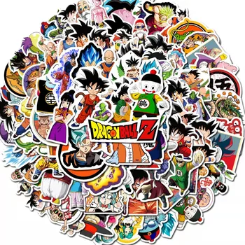 50/10 Yaprak japon animesi dragon topu Graffiti Çıkartmalar PVC Su Geçirmez Çıkartmalar Bagaj Dizüstü Çıkartmalar çocuk Oyuncakları