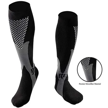Varis çorabı Tıbbi Varisli Damarlar Naylon Tıbbi Hemşirelik Çorap Spor İçin Fit Siyah varis çorabı Anti Yorgunluk İçin