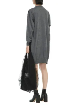 108122 lüks Tasarımcı marka Moda Kadın Baskılı sırt çantası gazlı bez etek Patchwork kanvas çanta Tül Tote Çanta