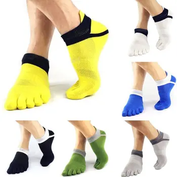 Erkekler Kadınlar spor çorapları Pamuk Beş Parmak Ayak Çorap Kaymaz Nefes Spor Ayak Bileği Çorap Koşu Çorapları
