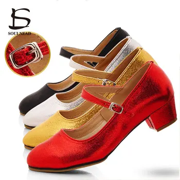 Kadın Latin Salsa Dans Ayakkabıları Bayanlar Caz Tango Balo Salonu Dans Ayakkabıları Modern Kauçuk Taban Açık Kadın Düz Ayakkabı Zapatos Mujer