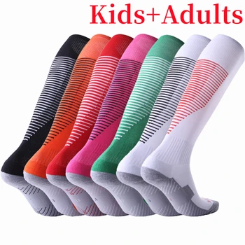Çocuklar Yetişkinler futbolcu çorapları Futbol Koşu Sıkıştırma Spor Yüksek Kaliteli Nefes Unisex Bisiklet Basketbol Uzun Çorap