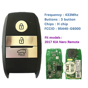 CN051046 Orijinal PCB kartı 2017 KIA Nero İçin Akıllı Uzaktan Anahtarsız giriş 433MHz 8A Çip 95440-G6000