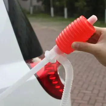 Araba Kamyon Akaryakıt Benzinli Transfer Enayi El Pompası Sıvı Emme Su Sıcak Manuel Pompa Tahliye Kimyasal Araba Pompası Sifon E5U0