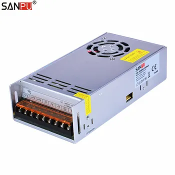 SANPU SMPS 400 w 12 v LED güç kaynağı 30a 360 w sabit gerilim anahtarlama sürücü 110 v 220 v ac-dc ışık trafo tek çıkış