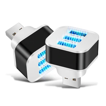 3 Port USB Yuvaları Hub Adaptörü USB 3in1 2.0 Çoklu USB Arayüzü Girişi Araba USB Genişletici Oto Elektroniği Aksesuarları